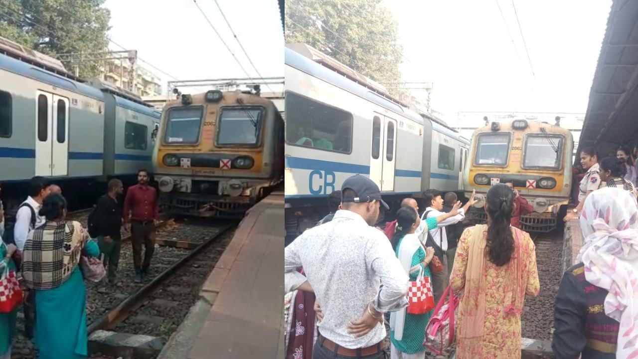 Maharashtra: Angry commuters stop local train in Thane over delay